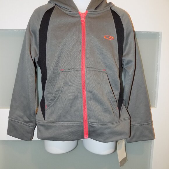 Champion Gray & Pink Duo Dry Max Jacket Size 4/5 Youth NEW - Picture 1 of 3